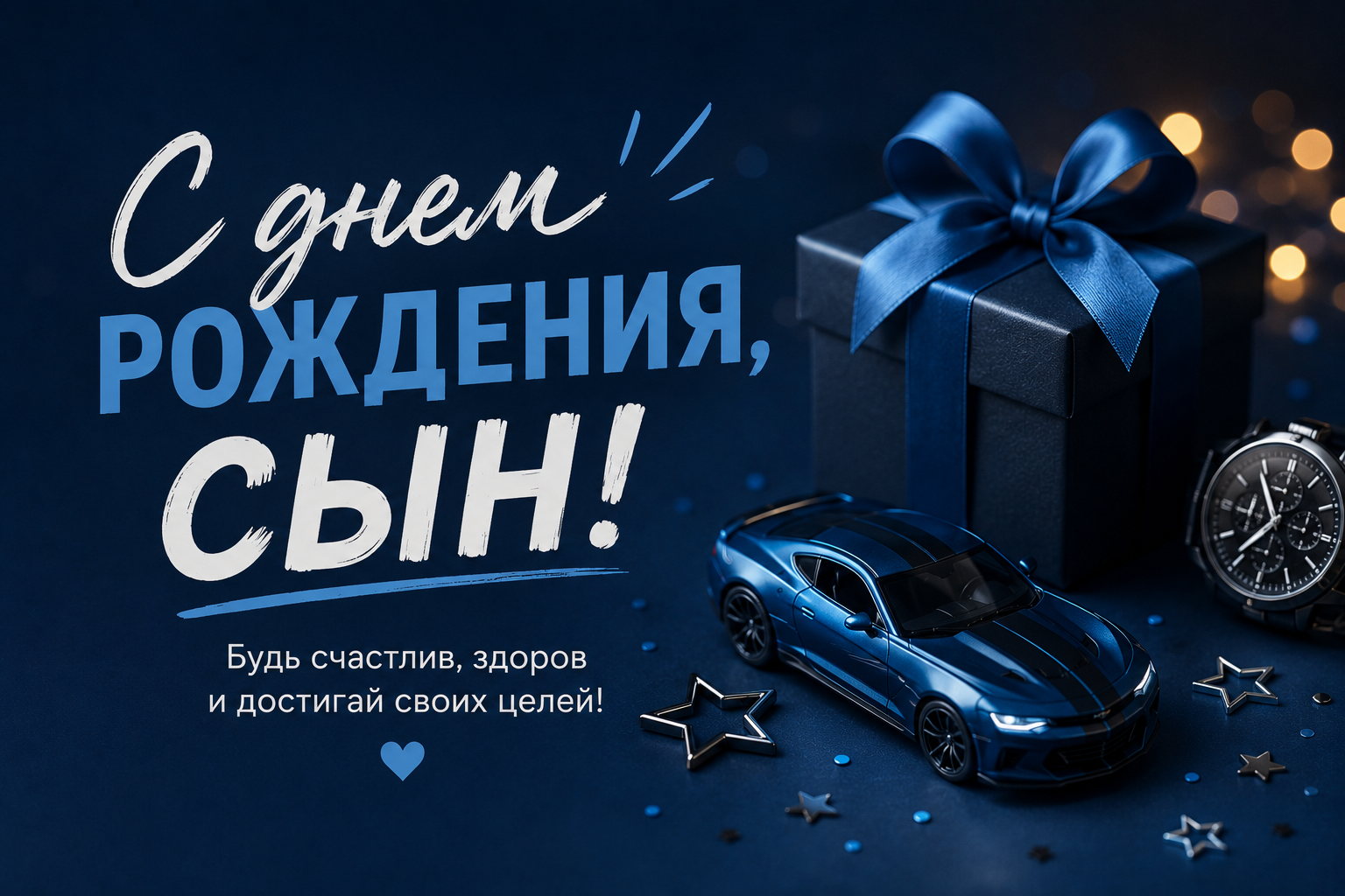 картинка с днем рождения сын