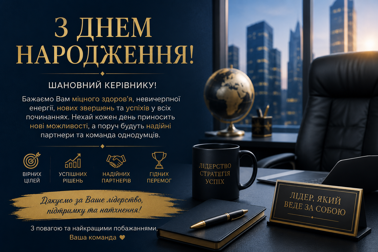 картинка з днем народження керівнику